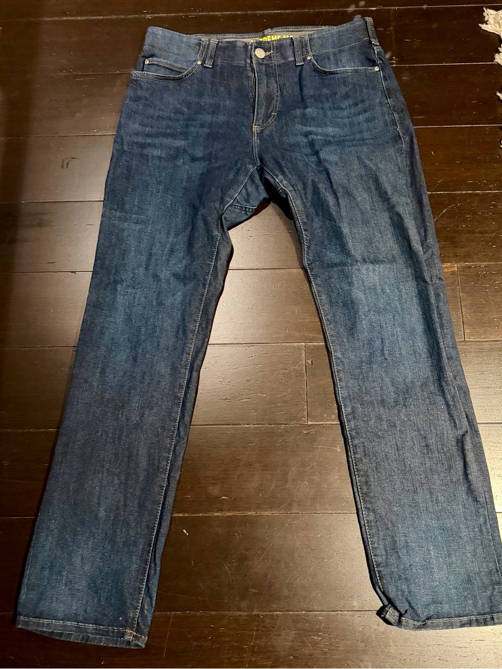 Lee Men's Dark Blue Straight Jeans